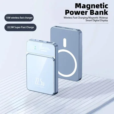 Magnetic Wireless Power Bank – 22.5W Charging Listed