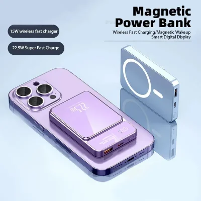 Magnetic Wireless Power Bank – 22.5W Charging Listed