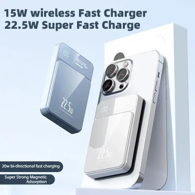 Magnetic Wireless Power Bank – 22.5W Charging Listed