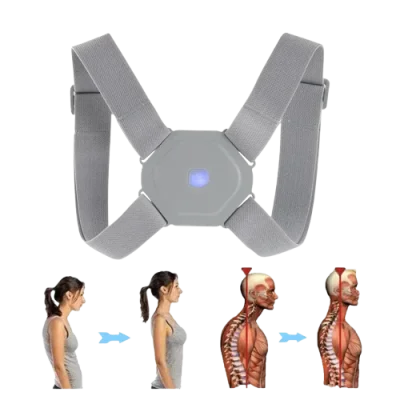 Electric Posture Trainer Back Brace – Lumbar Vibration Reminder & Support