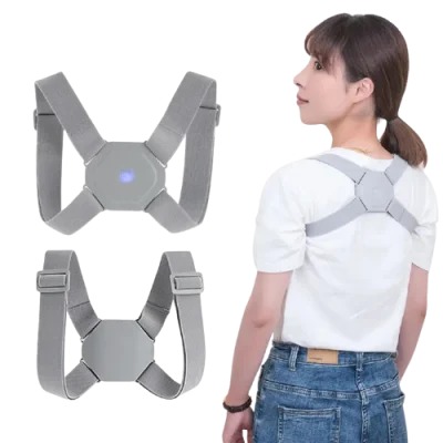 Electric Posture Trainer Back Brace – Lumbar Vibration Reminder & Support