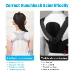 Electric Posture Trainer Back Brace – Lumbar Vibration Reminder & Support Thumbnail 6