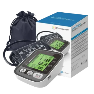 Digital Blood Pressure Monitor – LCD & Adjustable Cuff