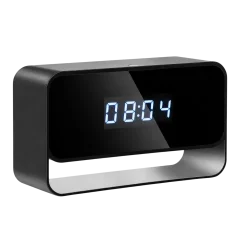 1080p WiFi Alarm Clock Camera – IR Night Vision & Motion Detection Thumbnail 1