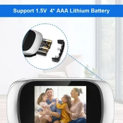 2.8-Inch Door Viewer Camera – 90° Lens & Night Vision Thumbnail 4