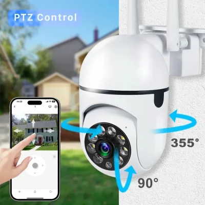 1080p Outdoor WiFi Security Camera – 5GHz WiFi & 4× Zoom