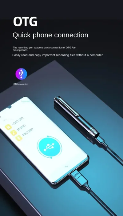 Pen Voice Recorder – Sound Activation & Noise Reduction