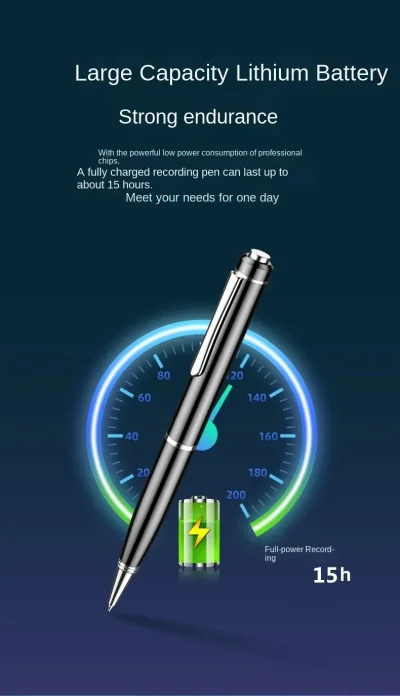 Pen Voice Recorder – Sound Activation & Noise Reduction