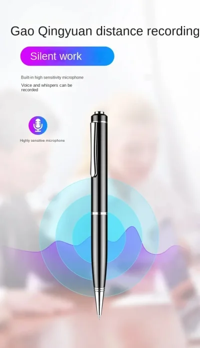 Pen Voice Recorder – Sound Activation & Noise Reduction