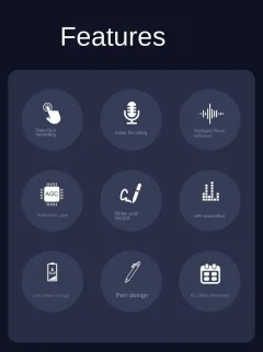 Pen Voice Recorder – Sound Activation & Noise Reduction Thumbnail 8