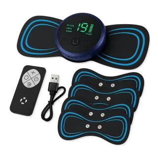 Electric Pulse Neck Massager – Customizable Modes, Portable & Lightweight