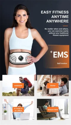 EMS Abdominal Belt – LCD & 20 Intensity Levels Thumbnail 6
