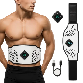 EMS Abdominal Belt – LCD & 20 Intensity Levels