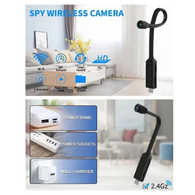 1080p USB Mini WiFi Camera – Remote Room Viewing