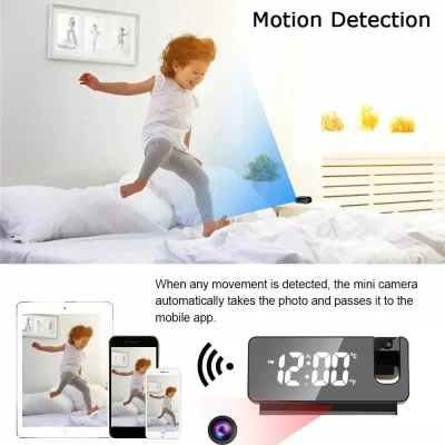 1080p Clock Camera – HDlivecam & Motion Recording