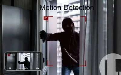 1080p Mini WiFi Camera – Motion Recording & 128GB Support