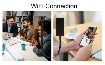 1080p Mini WiFi Camera – Motion Recording & 128GB Support