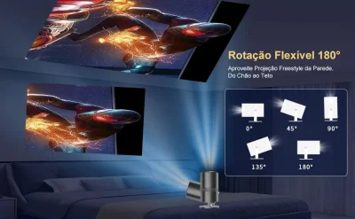 1080p Mini Projector – Android 11 Smart Portable Projector
