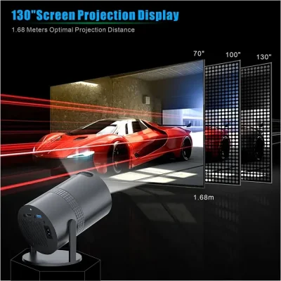 1080p Mini Projector – Android 11 Smart Portable Projector