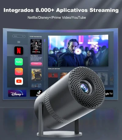 1080p Mini Projector – Android 11 Smart Portable Projector