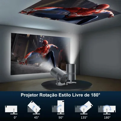 1080p Mini Projector – Android 11 Smart Portable Projector