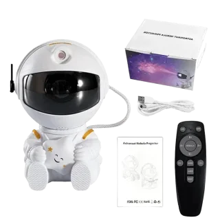 LED Starry Sky Astronaut Projector Night Light