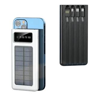 Solar Power Bank – Dual USB Charging
