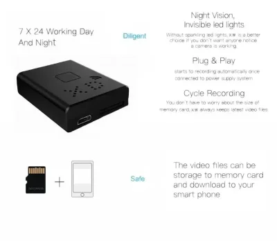 1080p Mini WiFi Camera – Infrared Night Vision