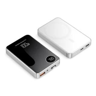 Magnetic Wireless Power Bank – USB-C Charging
