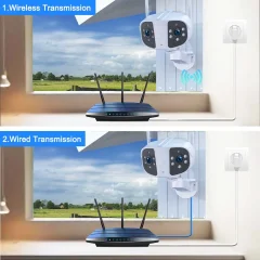 8MP 4K Dual-Lens WiFi Camera – 180° View Thumbnail 9