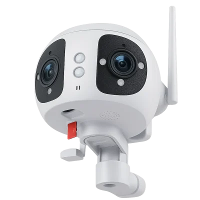8MP 4K Dual-Lens WiFi Camera – 180° View
