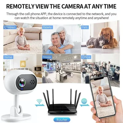 1080p WiFi Camera – Human Detection & 2-Way Audio