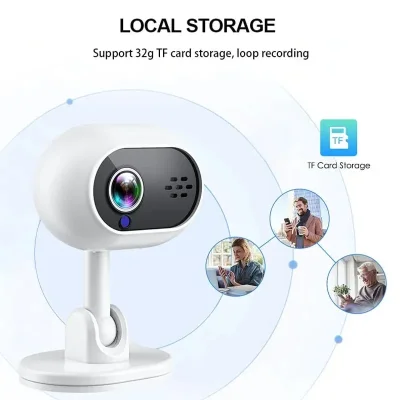1080p WiFi Camera – Human Detection & 2-Way Audio
