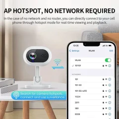 1080p WiFi Camera – Human Detection & 2-Way Audio Thumbnail 5