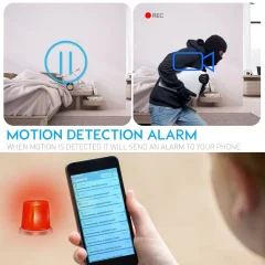 WiFi Clock Camera – Dual-Band Connection & IR Night Vision Thumbnail 7