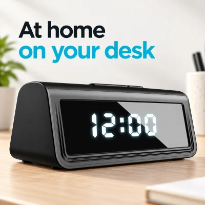 WiFi Clock Camera – Dual-Band Connection & IR Night Vision