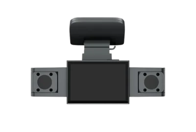 3-Channel Dash Cam – Front, Cabin & Rear Recording with Parking Mode