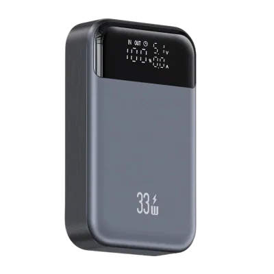 10,000mAh 33W PD Power Bank – Dual USB Fast Charging