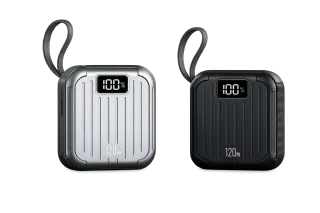 Power Bank - Two Built-In Charging Cables