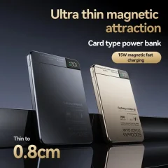 Ultra-Thin Magnetic Power Bank – 5000mAh Wireless Fast Charger Thumbnail 2
