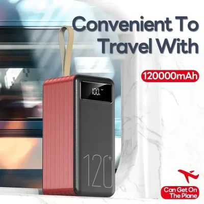 Power Bank – USB-C, USB & LED Display