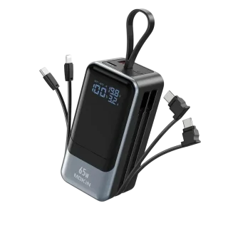 18,400mAh 65W Power Bank – Fast Charging with Digital Display
