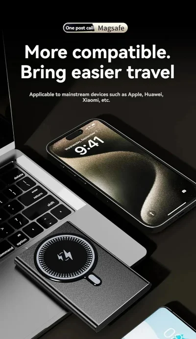Wireless Power Bank – Portable Charging Accessory