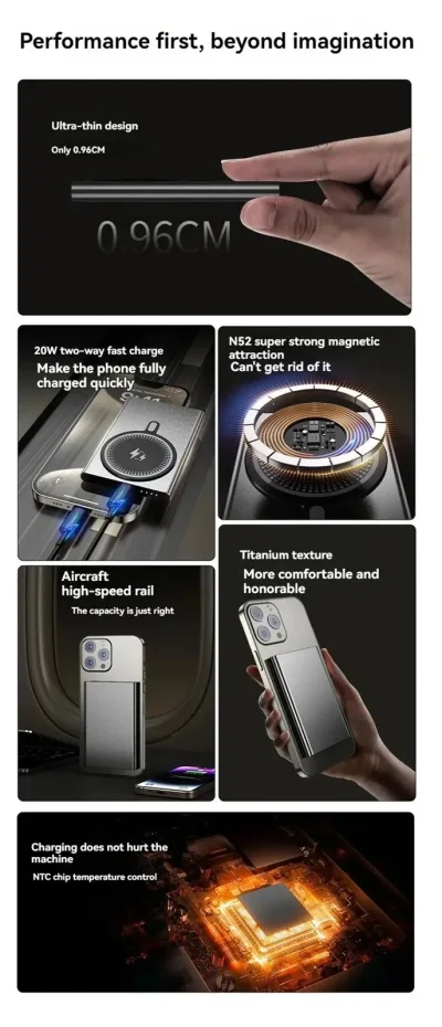 Wireless Power Bank – Portable Charging Accessory