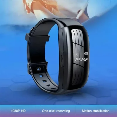 1080p Camera Watch – Video & Audio Recording with USB Transfer