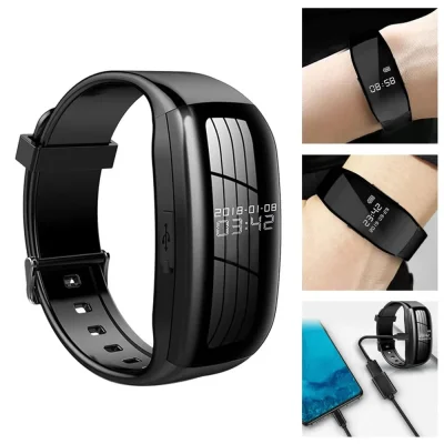1080p Camera Watch – Video & Audio Recording with USB Transfer