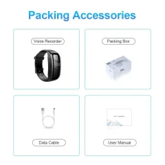 1080p Camera Watch – Video & Audio Recording with USB Transfer Thumbnail 15