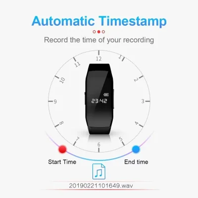1080p Camera Watch – Video & Audio Recording with USB Transfer