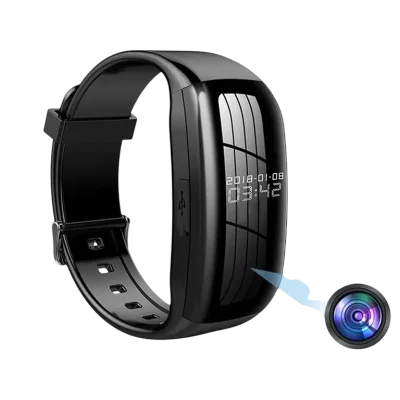 1080p Camera Watch – Video & Audio Recording with USB Transfer