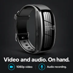 1080p Camera Watch – Video & Audio Recording with USB Transfer Thumbnail 3